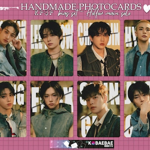 Stray Kids - Handgemaakte fotokaarten - Hollow set - Main Solo - Set 2