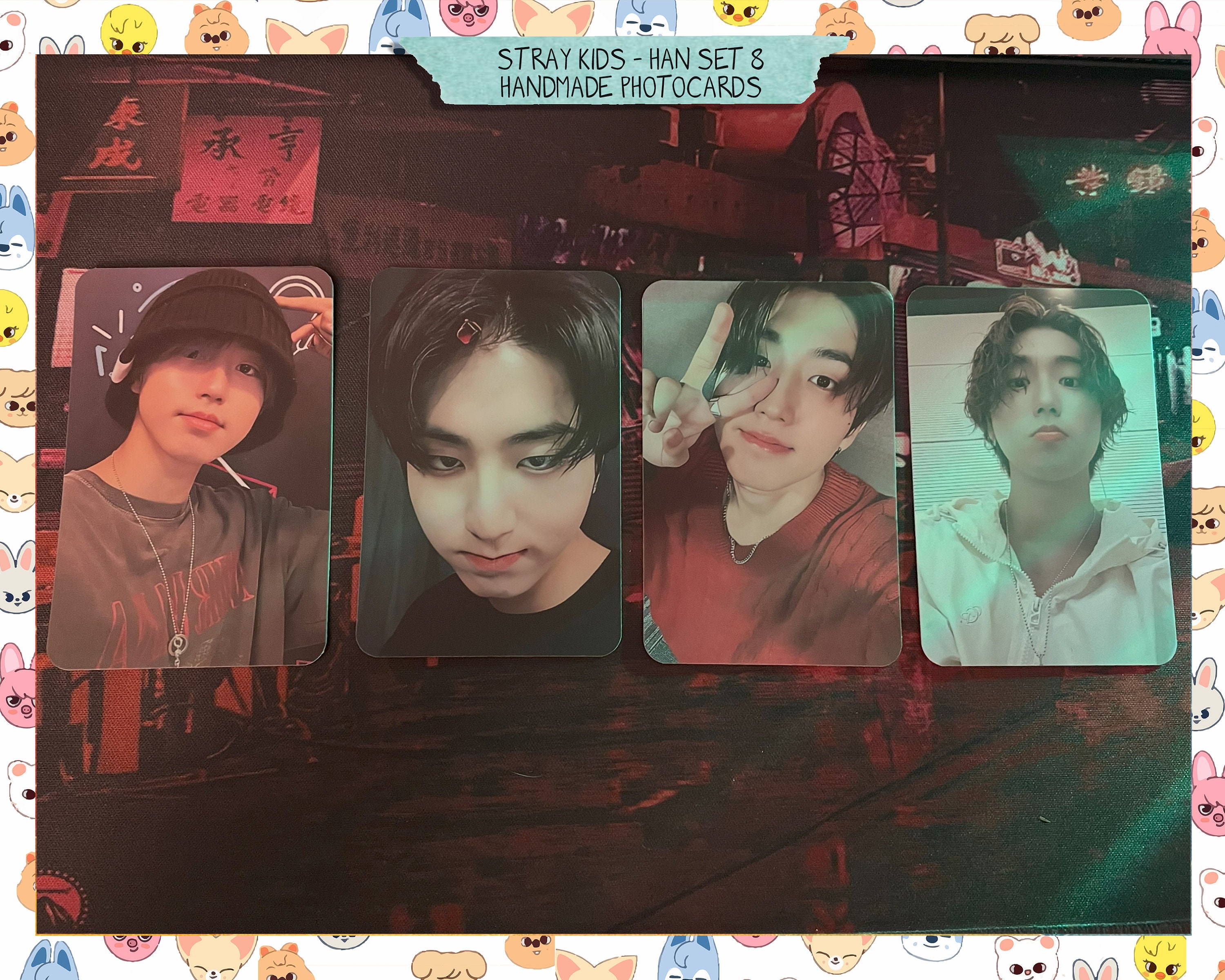 ハンクオッカ ハンジソン 8点セット straykids スキズ Stray Kids - Han Jisung Handmade Set 8 - Photocards Bias - Etsy