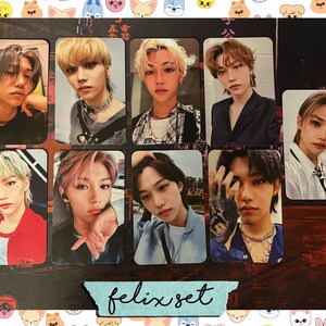 Stray Kids – Felix handgemachtes Set 5 – Fotokarten schräg