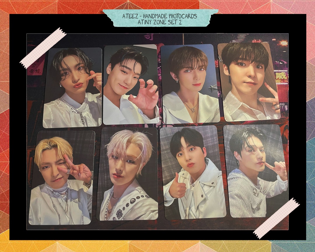 Ateez - Handmade Photocards - No Official - Double Set 2