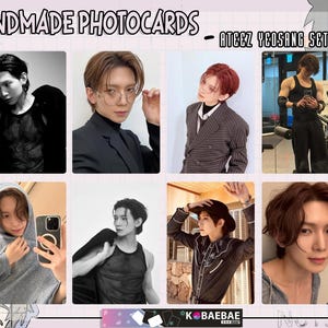 Ateez - Cartes photo faites main - Yeosang bias set 15