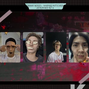 Xdinary Heroes - Conjunto Jooyeon feito à mão 6 - viés de cartão de foto