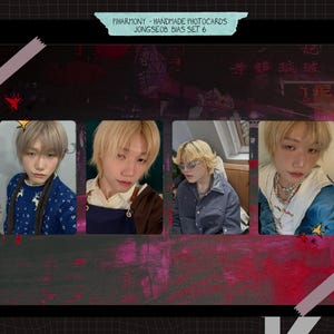 P1harmony - Cartes photo faites à la main Jongseob - jeu de biais 6
