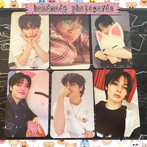 SKZ - Innie handmade photocards - bias set 6