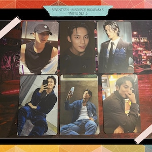 Handgemaakte onofficiële fotokaarten - set 3 Mingyu - Zeventien bias
