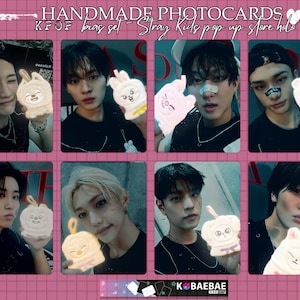 Stray Kids - Handgemaakte fotokaarten - holografische pop-upstore - set 3