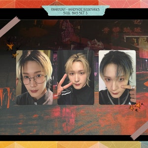 Cartes photo non officielles faites à la main - set 3 Soul - P1Harmony bias