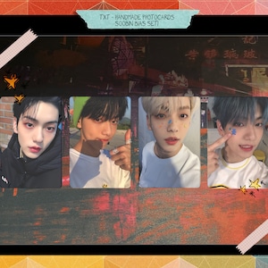 T*xT - Conjunto 1 feito à mão por Soobin - viés de cartões fotográficos