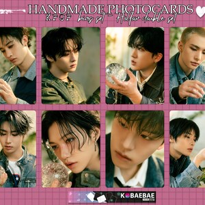 Stray Kids - Hollow Concept Japan cb - Ensemble de cartes photo double face faites à la main