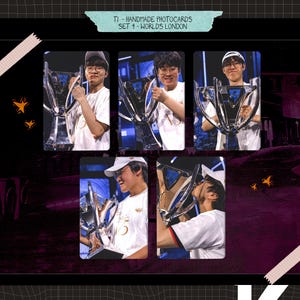 Cartes photo non officielles faites à la main - Série 34 T1 LOL champions - Worlds London