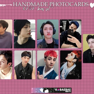 Stray Kids - Bang Chan handgemaakte set 1 - fotokaarten bias