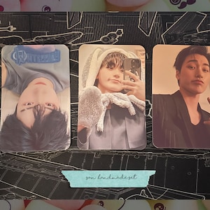 Ateez - San handmade set 1 - photocards bias