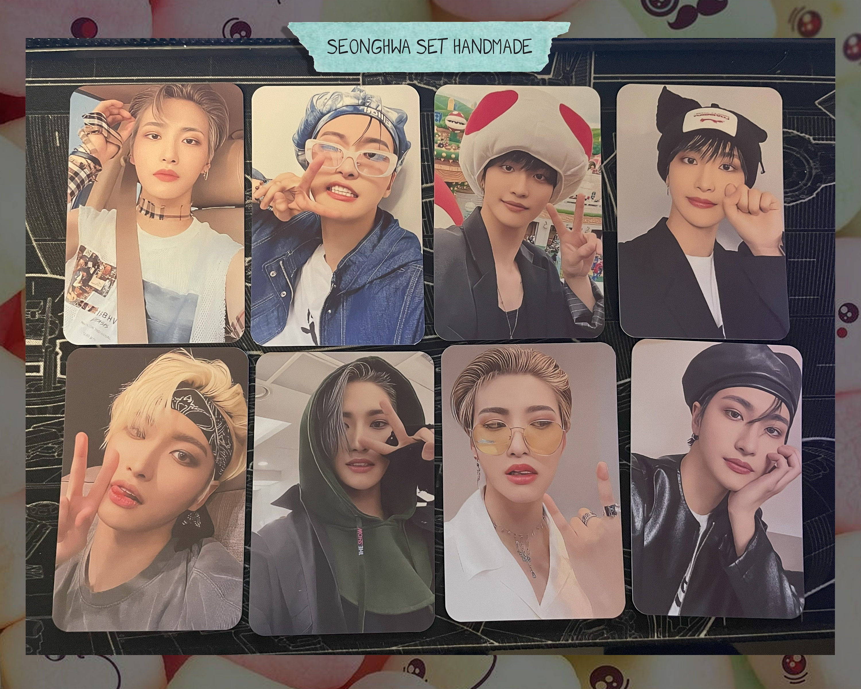 ATZ - Hwa handmade set 2 - photocards bias