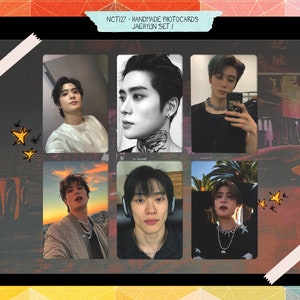NCT 127 - handgemachtes Jaehyun-Set 1 - Fotokarten schräg