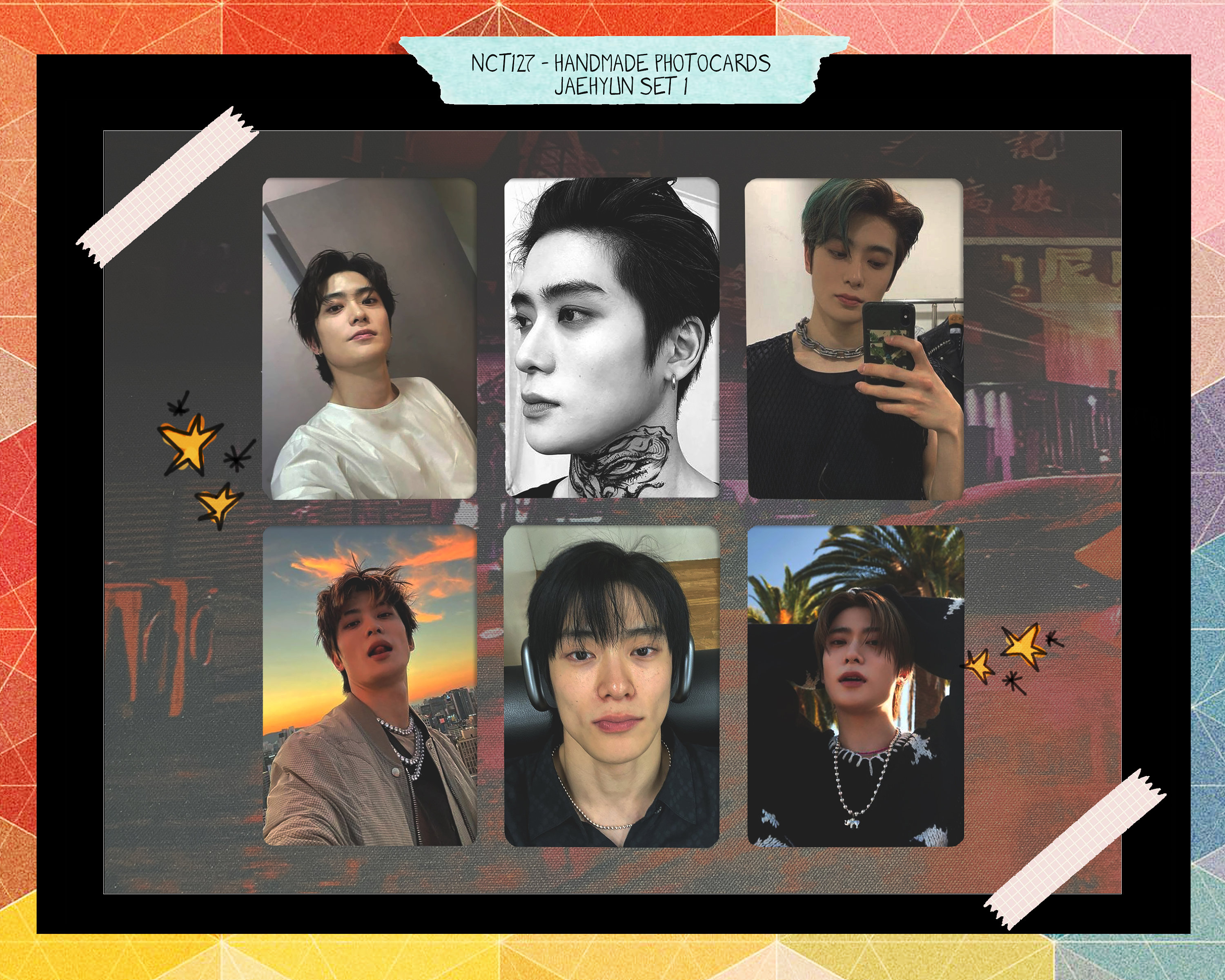 洋服通販 - 新作アイテムを Handmade - 127 NCT Jaehyun Etsy - Bias Photocards - 1 Set タレントカード