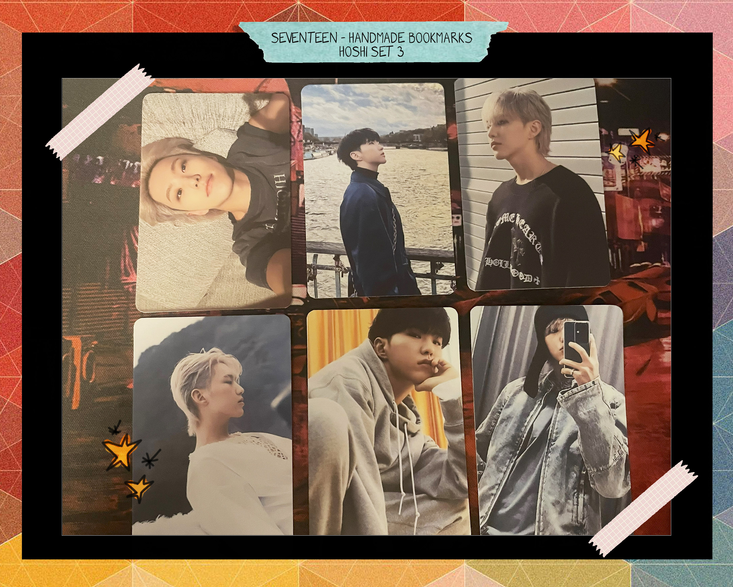 No User For A Name ポスター おまけ付き Handmade Unofficial Photocards - Set 3 Hoshi - Seventeen