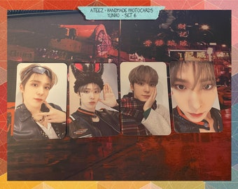 Ateez - Yunho handmade set 7 - photocards bias