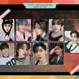 Tarjetas fotográficas no oficiales hechas a mano por Cravity - Conjunto aleatorio - Bias OT9
