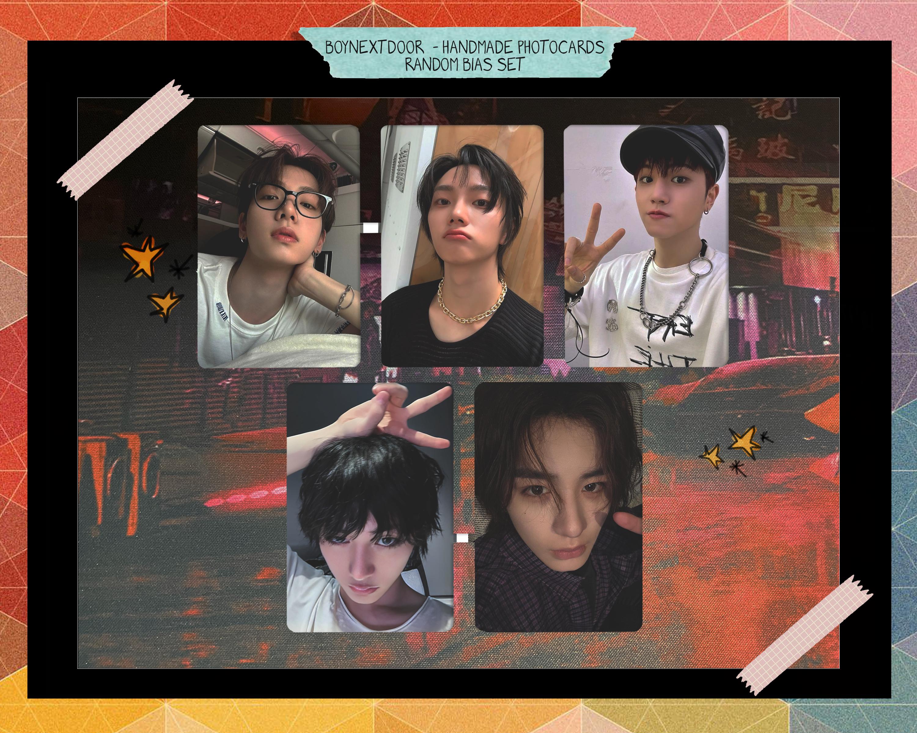 BOYNEXTDOOR - Handmade Photocards - Random Set Bias - Etsy