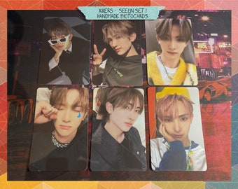 Handmade unofficial photocards - set 1 Seeun - Xikers bias