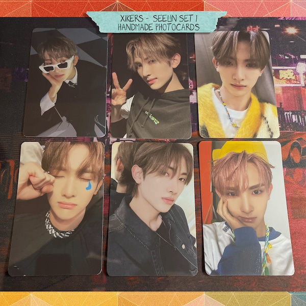 Handmade unofficial photocards - set 1 Seeun - Xikers bias