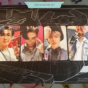 Ateez - Mingi handgemaakte set 3 - bias fotokaarten