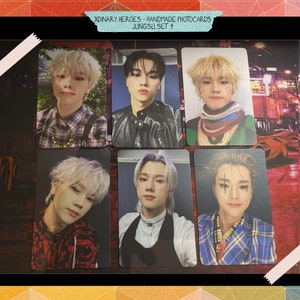 Handgemachte inoffizielle Fotokarten - Set 4 Jungsu - Xdinary Heroes Bias