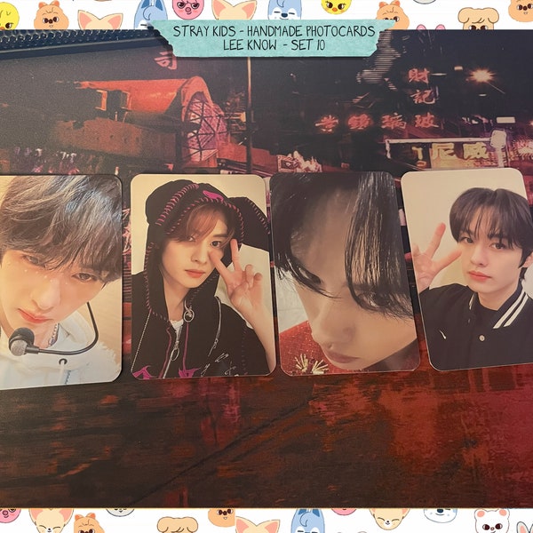 Stray Kids - Lee Know handmade set 10 - photocards bias