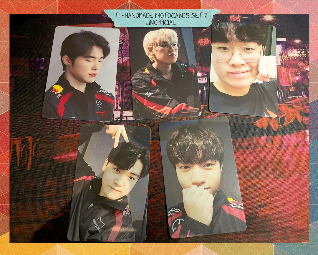 Handmade Unofficial Photocards Set 2 T1 LOL Champs Bias - Etsy 