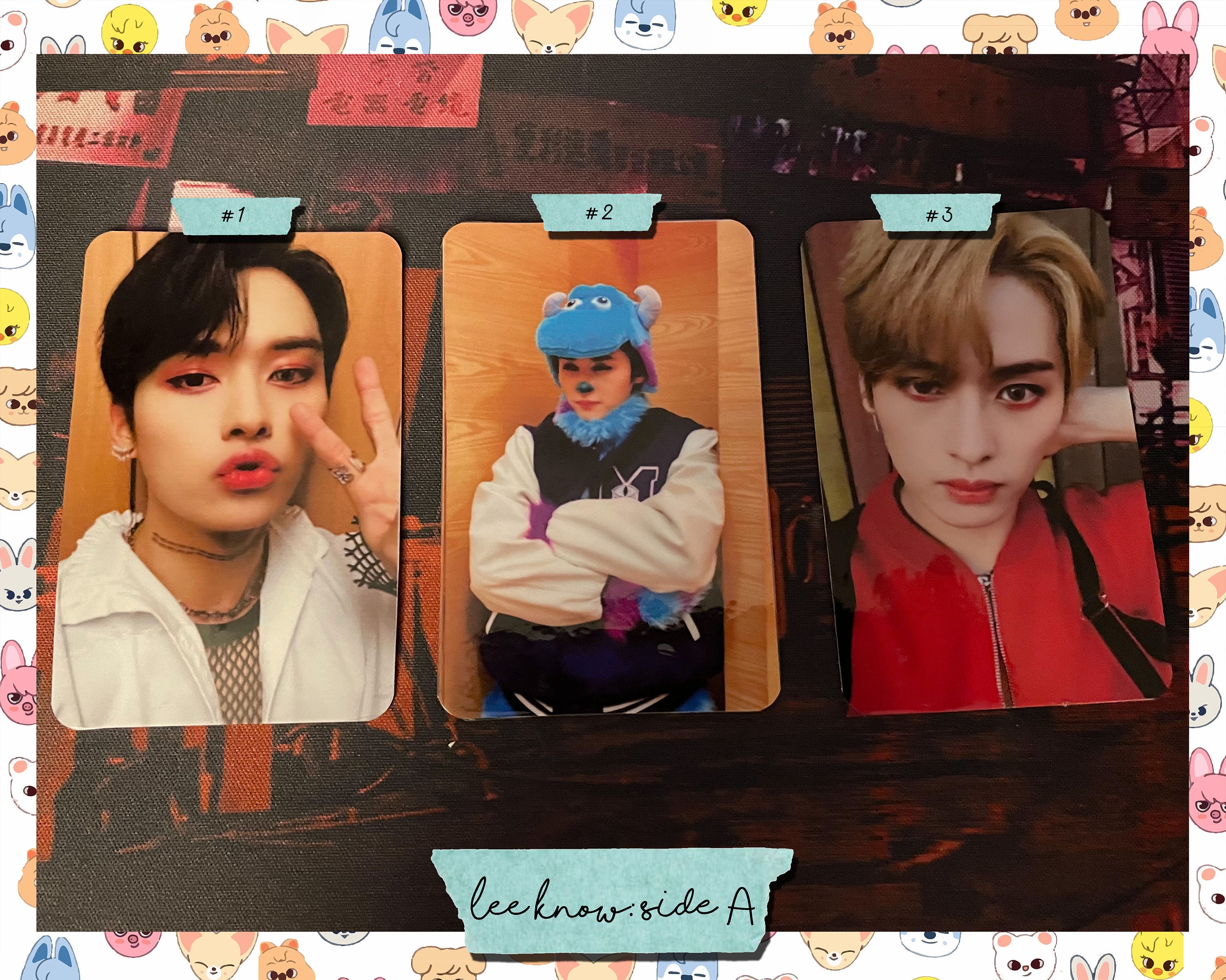 Stray Kids - Lee Know Double Side handmade set - photocards bias