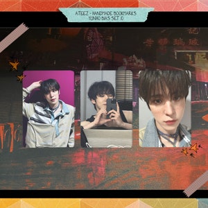 Ateez - Yunho handmade concept set 10 - carte photo biais