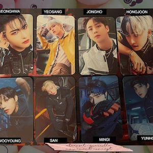 Ateez - GLight Double Side handmade - photocards bias ot8