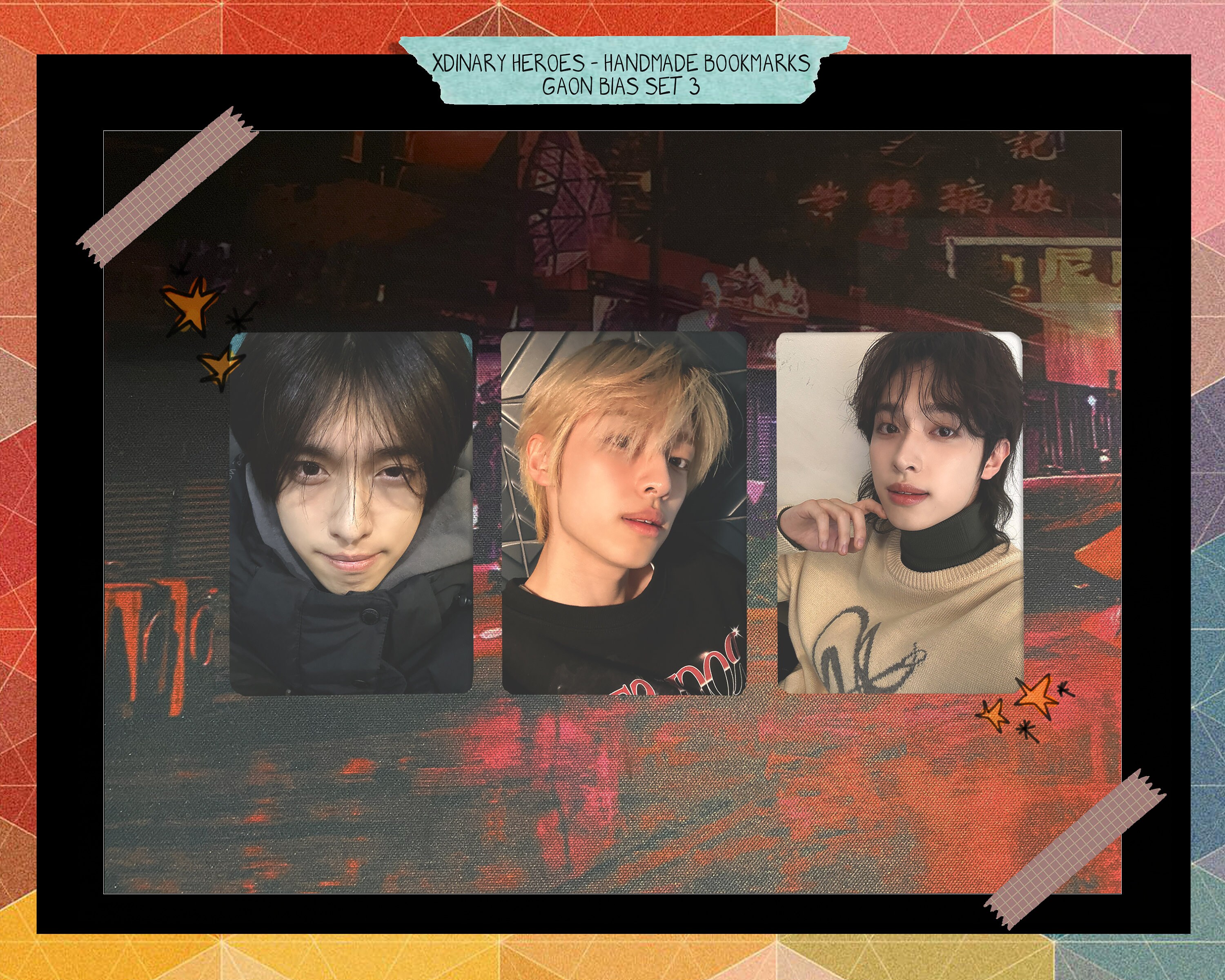 Xdinary Heroes - Gaon Handmade Set 3 - Photocard Bias - Etsy