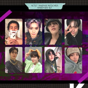 NCT 127 - handgemachtes Zufallsset - Fotokarten schräg