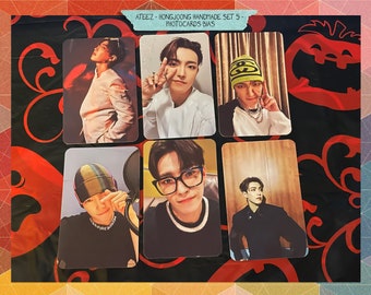 Ateez - Hongjoong handmade set 5 - photocards bias