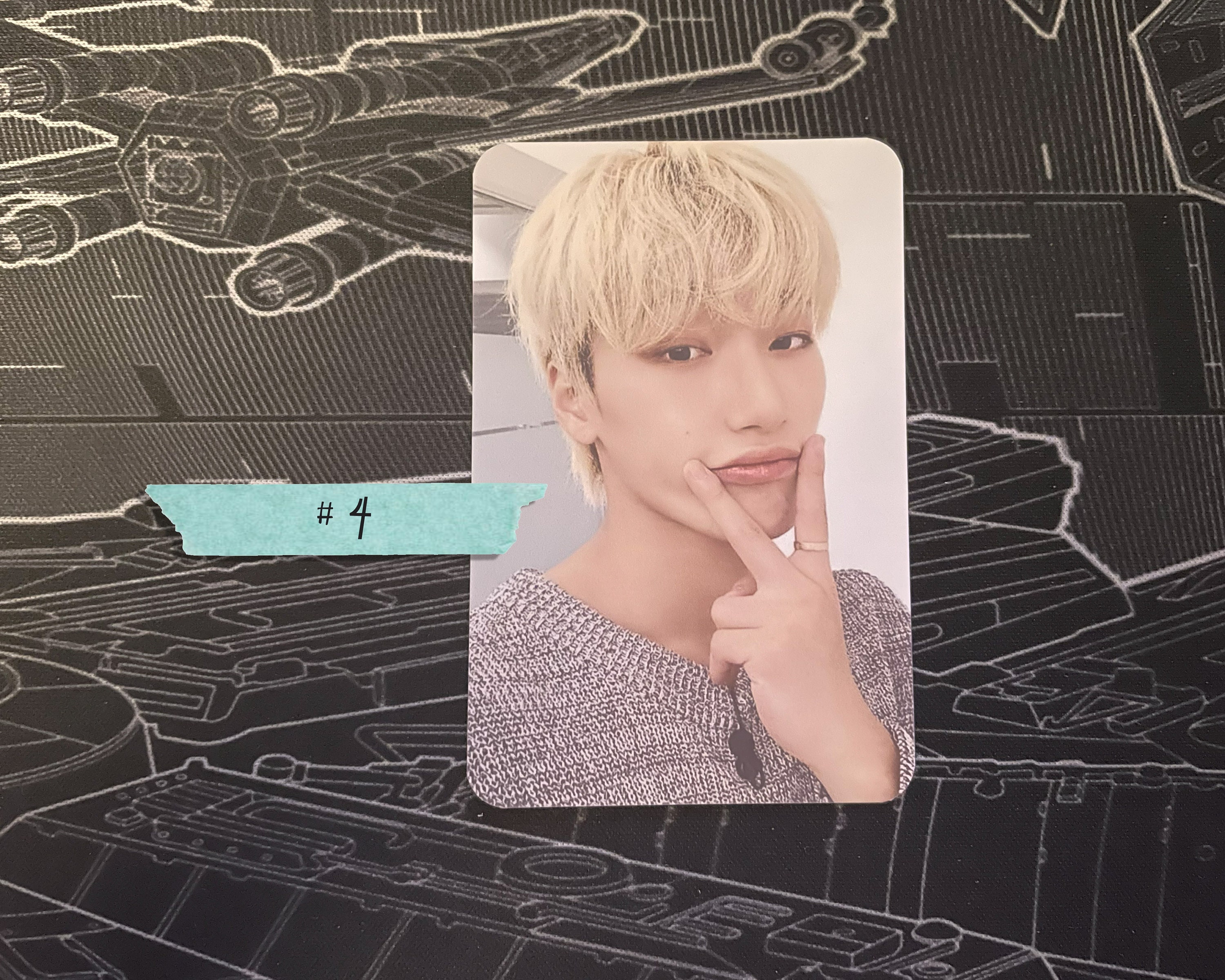 ATEEZ SAN PHOTOCARD サン　トレカ K-POP グッズ ateez エイティーズ SAN サントレカ 風 フォト