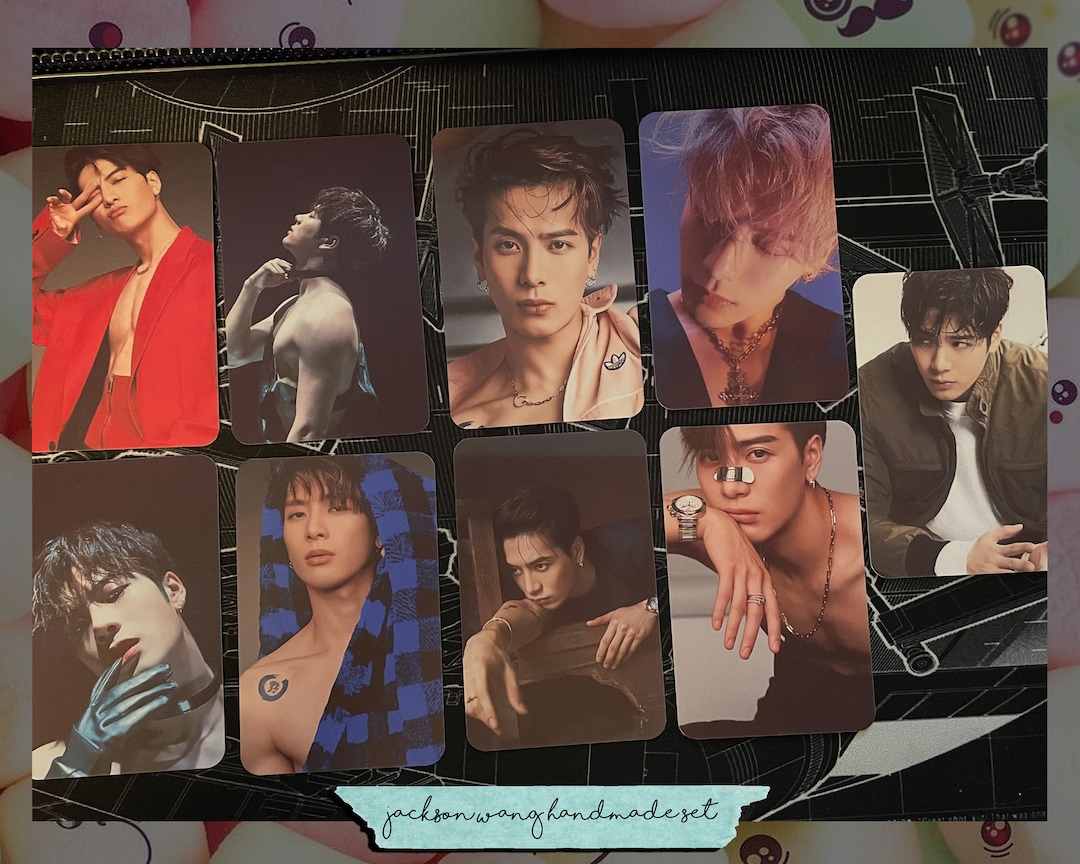 Jackson Wang Handmade Set 2 Magic Man Photocards Bias Etsy