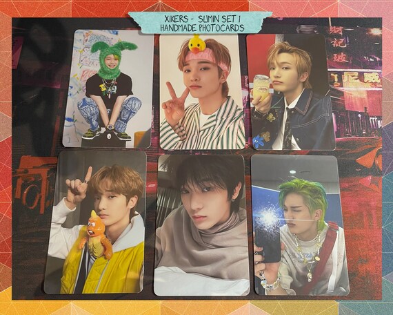 Handmade Unofficial Photocards - Set 1 Sumin - Xikers Bias