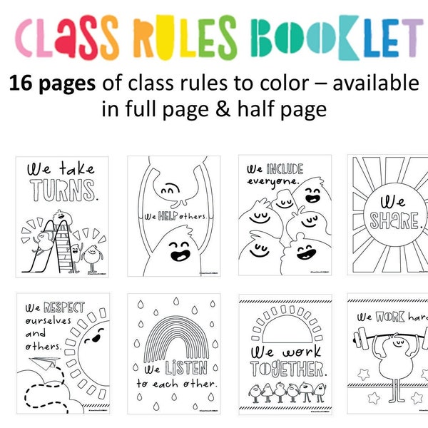 Daycare Class Rules Etsy daycare-class-rules-etsy