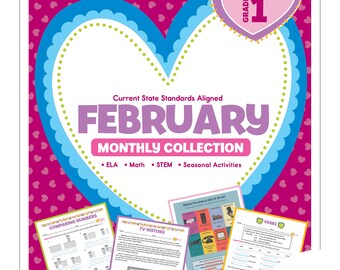 February Monthly Collection, Grade 1