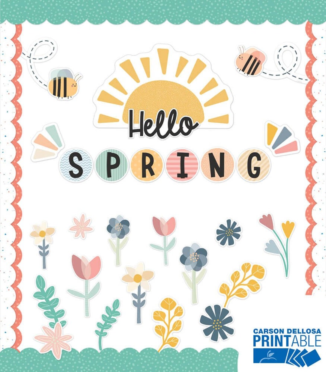 Hello Spring Printable Classroom Décor Bundle, Spring Classroom ...