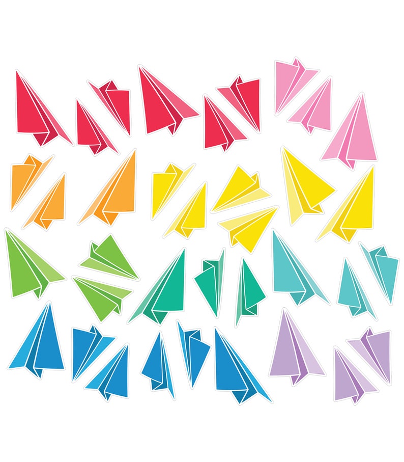 Happy Place Colorful Printable Classroom Cutouts, Bright &amp; Colorful ...