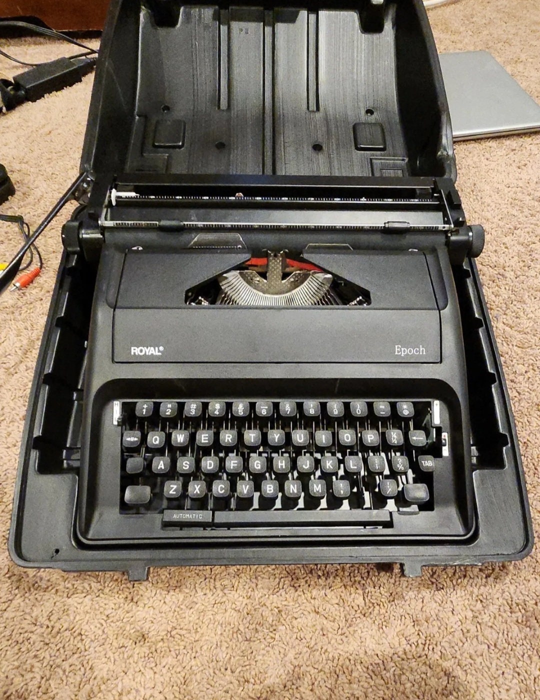 Royal Epoch Manual Typewriter (Black) - Royal