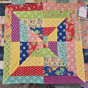 Spring Quilted Table Topper