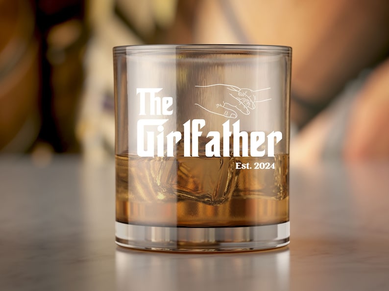 Girlfather Whiskey Glass