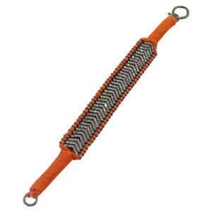 Gorgeous 925 Sterling silver pave setting natural diamond Thread bracelet Macrame Bracelet diamond jewelry silver diamond  unique bracelet