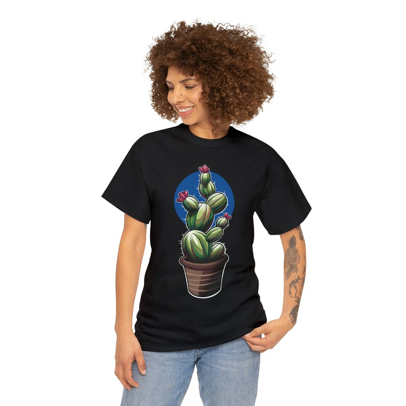 Cactus And Letter Graphic Tee