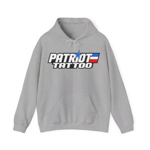 Unisex Patriot Tattoo Hooded Sweatshirt