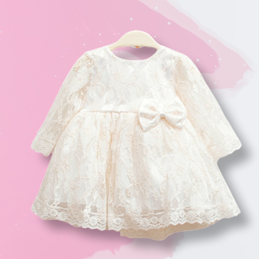 Baby White Lace Dressisabella Lace Girl Tulle Girl Dressfirst