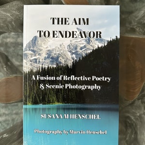 Livre de poésie, The But to Endeavour, Motivation, Photographie de paysage, Cadeau pour les amateurs de lecture, Livre de table basse image 5
